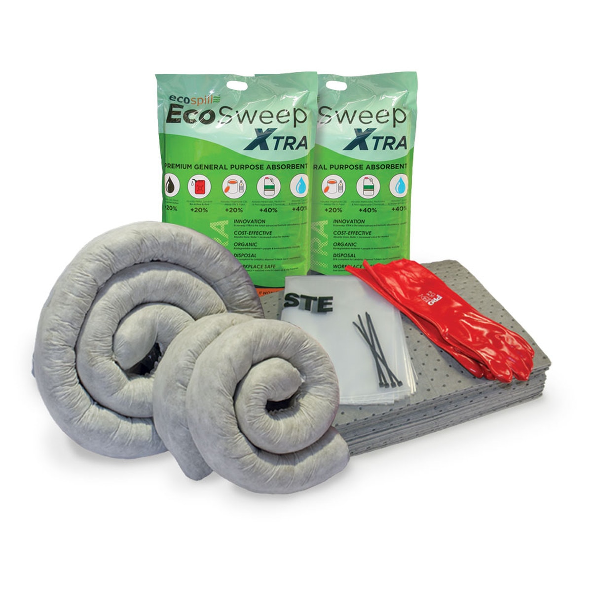 GP120-RS Restock Pack 120L General Purpose Spill Kit | Re-Stock Pack for 120L General Purpose Spill Kits | Ecospill
